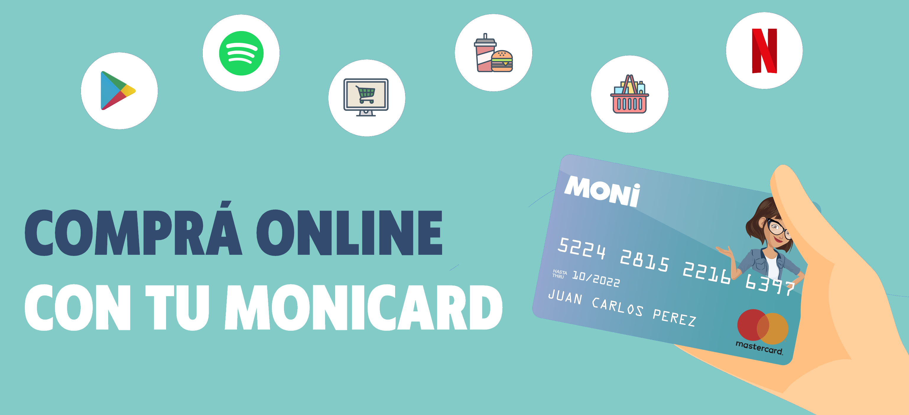 MoniCard, tarjeta prepaga para comprar online MoniCard, tarjeta prepaga para comprar online