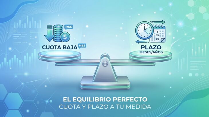 Cuota más baja aunque el préstamo dure más